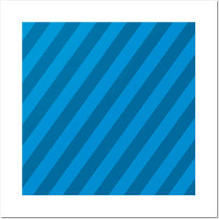 Blue Stripes Big Posters and Art